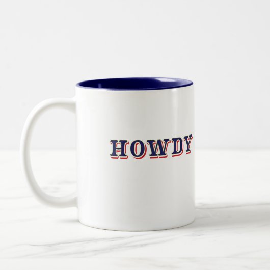 Tasse 2 Couleurs Howdy (Gauche)