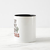 Tasse 2 Couleurs Howdy Howdy Howdy Noël Famille Noël Noël Jeu cadea (Centre)