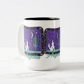 Tasse 2 Couleurs Howling Coyote Arizona (Devant gauche)