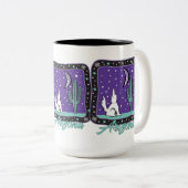 Tasse 2 Couleurs Howling Coyote Arizona (Devant droit)