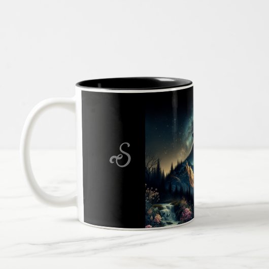 Tasse 2 Couleurs Howling Wolf (Gauche)