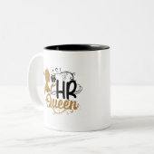 Tasse 2 Couleurs HR Queen Human Resources Women (Devant gauche)