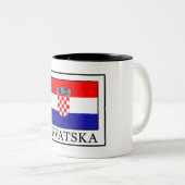 Tasse 2 Couleurs Hrvatska (Devant droit)