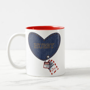 Tasse 2 Couleurs Hubby romantique Wifey Electric Lockout Tagout Hea