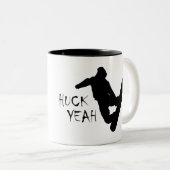 Tasse 2 Couleurs Huck Yeah (Devant droit)
