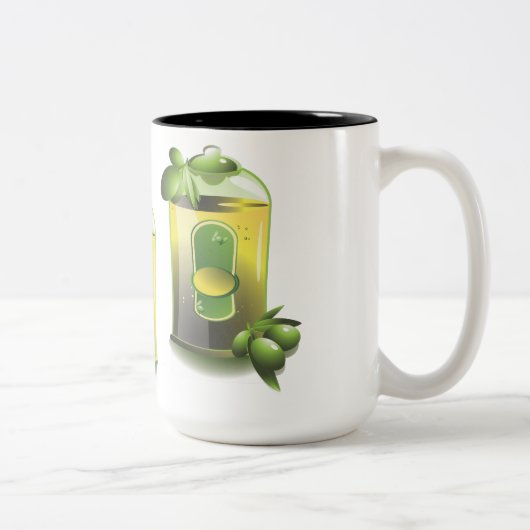 Tasse 2 Couleurs Huile D'Olive EVOO Pour Chefs (Droit)