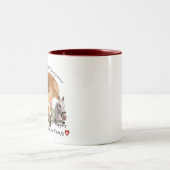 Tasse 2 Couleurs Humanitaire société appui animal des créatures de (Centre)