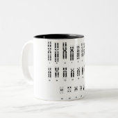 Tasse 2 Couleurs Humano d'ADN (Devant gauche)