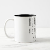 Tasse 2 Couleurs Humano d'ADN (Gauche)