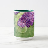 Tasse 2 Couleurs Hummingbird Hawk Moth and Lilacs (Centre)