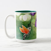 Tasse 2 Couleurs Hummingbird Hawk Moth and Lilacs (Gauche)