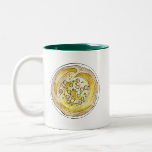 Tasse 2 Couleurs Hummus Houmous Méditerranée Moyen-Orient