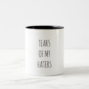 Tasse 2 Couleurs Humour amusant LARMES DE MES DÉTRACTEURS