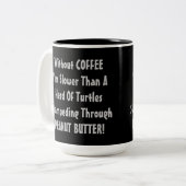 Tasse 2 Couleurs Humour Café Lag Café (Devant gauche)