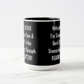 Tasse 2 Couleurs Humour Café Lag Café (Centre)
