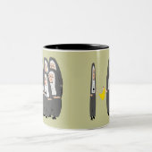 Tasse 2 Couleurs Humour catholique "grosses soeurs " de nonne (Centre)