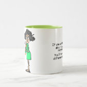 Tasse 2 Couleurs Humour d'amour et de mariage (Centre)