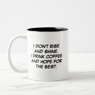 Tasse 2 Couleurs Humour de café drôle Citation de collègue de trava