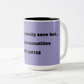 Tasse 2 Couleurs Humour de CAFÉ violet (Devant droit)