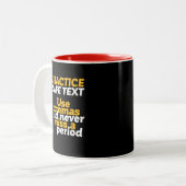Tasse 2 Couleurs Humour de grammaire amusant Pratique d'utilisation (Devant gauche)