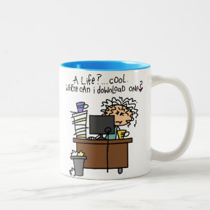 Tasse 2 Couleurs Humour de la vie de téléchargement