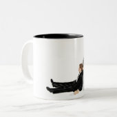 Tasse 2 Couleurs humour de mariage (Devant gauche)