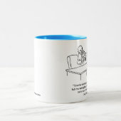 Tasse 2 Couleurs Humour de marketing d'entreprise (Centre)