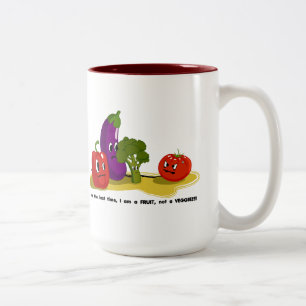 Tasse 2 Couleurs Humour de tomate