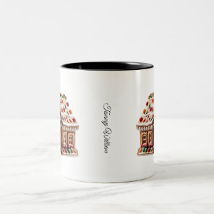 Tasse 2 Couleurs Humour drôle tendance moderne Joyeux Noël