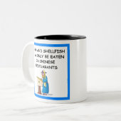 Tasse 2 Couleurs humour hébreu (Devant gauche)