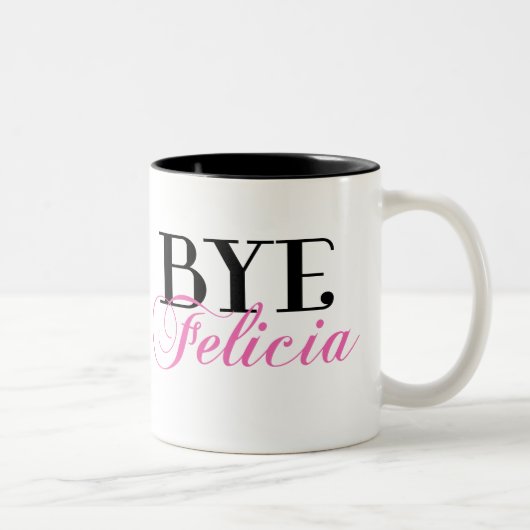 Tasse 2 Couleurs Humour impertinent SECONDAIRE d'argot de Felicia (Droit)