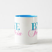 Tasse 2 Couleurs Humour impertinent SECONDAIRE d'argot de Felicia (Centre)