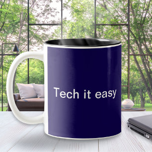Tasse 2 Couleurs Humour Technologique Amusant Ordinateur Programmeu