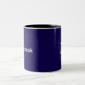 Tasse 2 Couleurs Humour Technologique Drôle Monogramme pour Profess (Centre)
