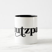 Tasse 2 Couleurs Humour yiddish Chutzpah (Centre)