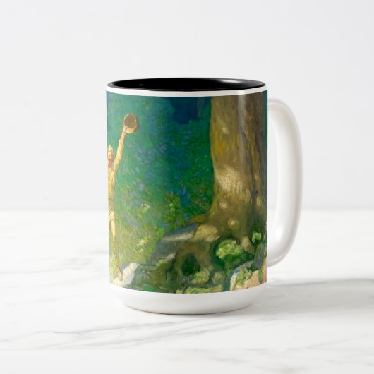 Tasse 2 Couleurs Huntsman par Newell Convers Wyeth (Devant droit)