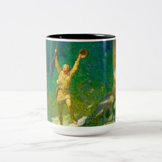 Tasse 2 Couleurs Huntsman par Newell Convers Wyeth (Centre)