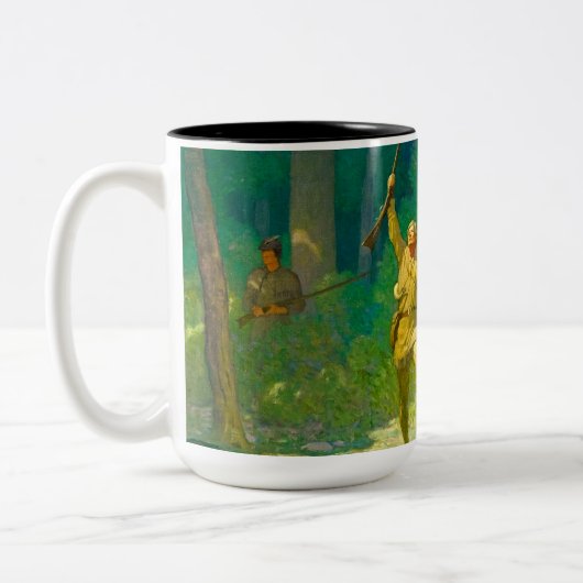 Tasse 2 Couleurs Huntsman par Newell Convers Wyeth (Gauche)