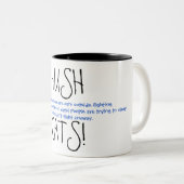 Tasse 2 Couleurs HUSHCATS ! Ver. 3 (Devant droit)