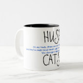 Tasse 2 Couleurs HUSHCATS ! Ver. 3 (Devant gauche)