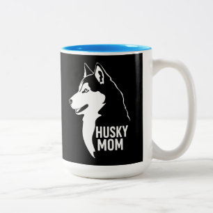 Tasse 2 Couleurs Husky Maman