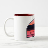 Tasse 2 Couleurs Hyco Lake North Carolina Red Sunrise (Gauche)