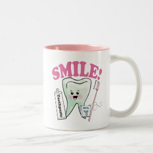 Tasse 2 Couleurs Hygiéniste dentaire de dentiste