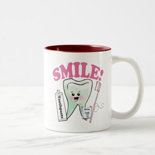 Tasse 2 Couleurs Hygiéniste dentaire de dentiste (Droit)