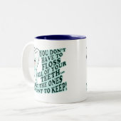 Tasse 2 Couleurs Hygiéniste dentaire de dentiste (Devant gauche)