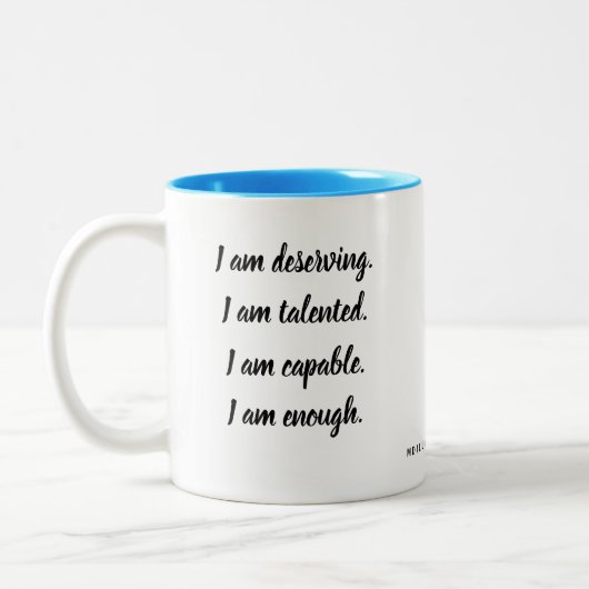 Tasse 2 Couleurs I Am Affirmation (Gauche)