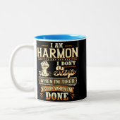 Tasse 2 Couleurs I Am Harmon. I Don't Stop When I'm Tired (Gauche)