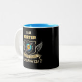 Tasse 2 Couleurs I Am PORTER What's Your Superpower (Devant gauche)