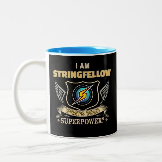 Tasse 2 Couleurs I Am STRINGFELLOW What's Your Superpower (Gauche)