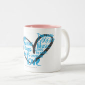 Tasse 2 Couleurs I Aqua de graffiti de coeur (Devant droit)